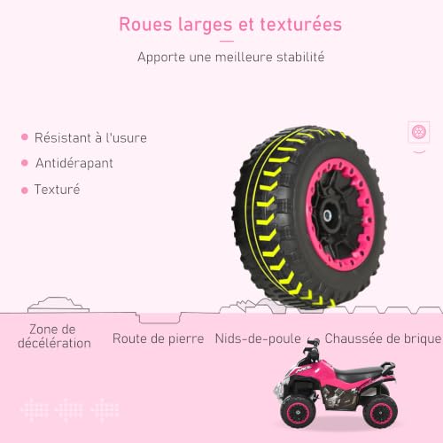Porteur Enfants Quad 18 Dim. X X 44h Cm Effets Lumineux Et Sonores - vue 7
