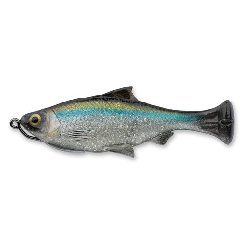 Savage Gear Pulse Tail Shiner Loosebody Fishing Bait, 3/4 oz, Hitch, Realistic Contours & Movement, Durable Construction, Includes Heavy-Duty Weighted Fishing Hook, 100% Snag-Free Design