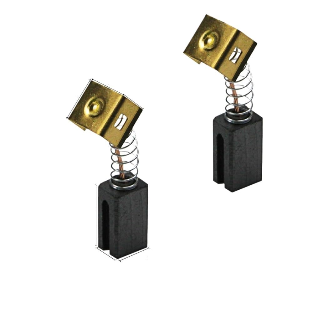 5 paia di spazzole in carbonio 6,4 x 7,9 x 12,5 mm 596071-00 per smerigliatrice angolare motori elettrici CD105 CD110 CD115 KG900