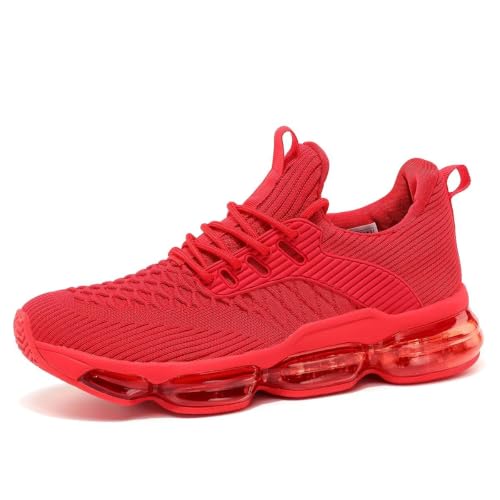 Image of Socviis Men's Air Cushion Running Shoes Breathable Tennis Fashion Sneakers Non Slip Workout Casual Sport Shoes Gym Training Comfortable Walking Shoes