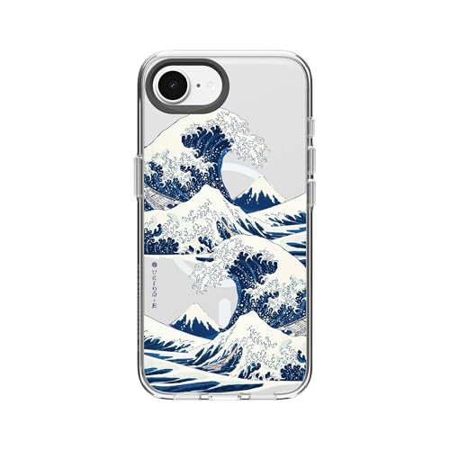 Coque RhinoShield Clear iPhone 17 Magsafe transparente et anti-jaunissement The Great Wave