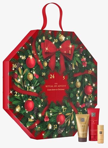 SIX Schmuck-Adventskalender mit Eisbär-Design: 24 Überraschungen, schöne Gold- und silberfarbene Schmuckstücke, zum Aufhängen oder Hinstellen, Adventskalender 2022 für Frauen (388-321)