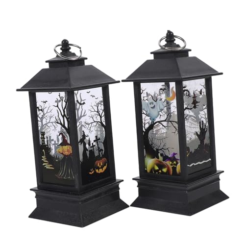 Lampe flamme Halloween pour decoration de table de bar et soiree reussie