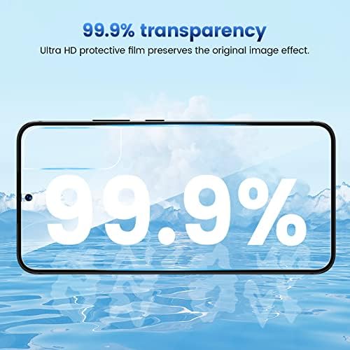 [2+2PACK] HWeggo Screen Protector for Samsung Galaxy S22 Plus/S22+ 5G with Camera Lens Protector,Easy Installation Tool HD Clear 9H Hardness for Galaxy S22 Plus Tempered Glass