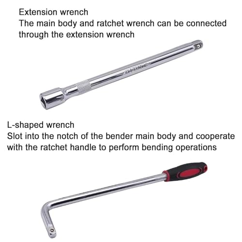 Doblador de alambre manual para curvar secciones de 35-240 mm² sin dañar los componentes 5