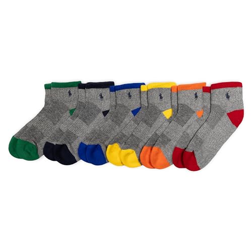 Polo Ralph Lauren Men's Athletic Ankle Socks 6 Pair Pack