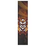 KAAVIYO Oiseau De Nuit Doré Noir Grip de Skateboard Bande Grip Antidérapante,Auto-adhésif Griptape de Longboard,sans Bulles,Peut êTre Coupé(9x33in,44x10in 1pcs)