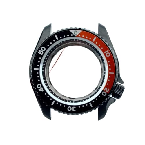 1 SKX007 P[X  NH35/NH36/4R/6R h 20Bar gݗĎvP[X 3.8ʒuP[X 28.5mm (Black-7)