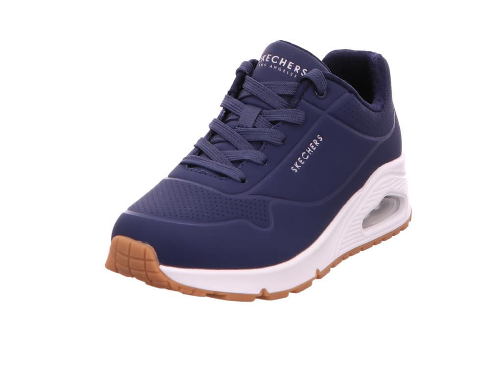 Skechers Women's Uno Stand On Air Trainers, Purple Lavendar, 5 UK