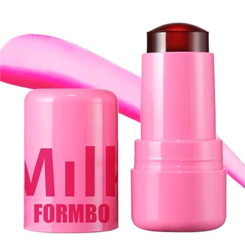 Uyeajnp Milk Jelly Tint Blush Stick, Sheer Lip & Cheek Stain, Watercolor Finish, Milk Cooling Water Jelly Tint, Long Lasting Face Blushes thumb #1