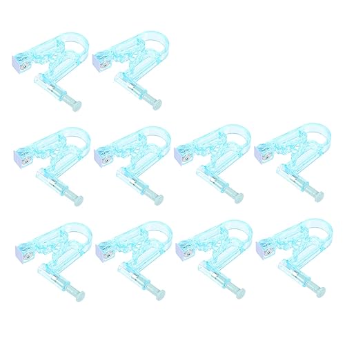 Healeved 10pcs Disposable Ear Piercing Tools Painless Ear Hole Piercing Kit Markers Salon Home Use
