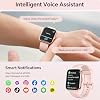 Reloj Inteligente para Mujer, Pantalla HD de 1.85" Compatible con iPhone/Samsung/Android (Recibe/Haz), Seguimiento de Fitness con Monitor de Ritmo Cardíaco/Sueño/SpO2, Sumergible 3ATM, Más de 120 Modos Deportivos, Alexa 6