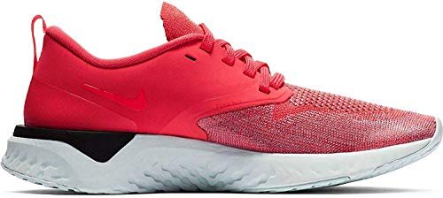 Nike Women's Odyssey React Flyknit 2 Ember Glow/Red Orbit/Plum Dust Mesh Running Shoes
