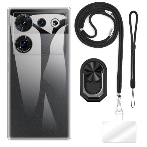 ESACMOT [4 in 1] P[X ZTE Z50 Ultra Photographer Ƃ̌݊AXgbvAXgohAOtAϏՌیJo[spZbg (ubNZbg)