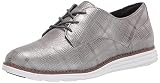 Cole Haan Women's Original Grand Plain Oxford, Magnet Pixie Suede with Plaid, 7.5