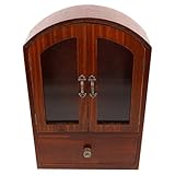 Portes vitrées élégantes : ces portes vitrées élégantes apportent une touche sophistiquée et rehaussent le style de votre bureau, de votre petit meuble de rangement de bureau ou de votre armoire de rangement d'appoint