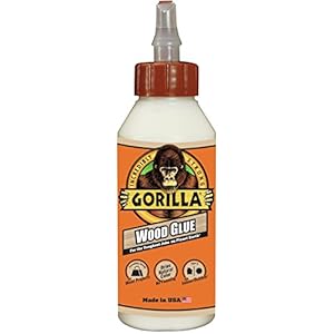 Gorilla Houtlijm, 8oz fles, natuurlijke houtkleur, (Pack van 1)