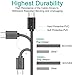 Short Micro USB Cable 1ft, 12 inch Fast Android Charger Cord for Samsung Galaxy,Fire Stick,Power Bank,Moto,MP3,PS4,Chromecast,Micro USB Charging Cable for Kindle Tablet,USB A to Micro B Station,5 Pack