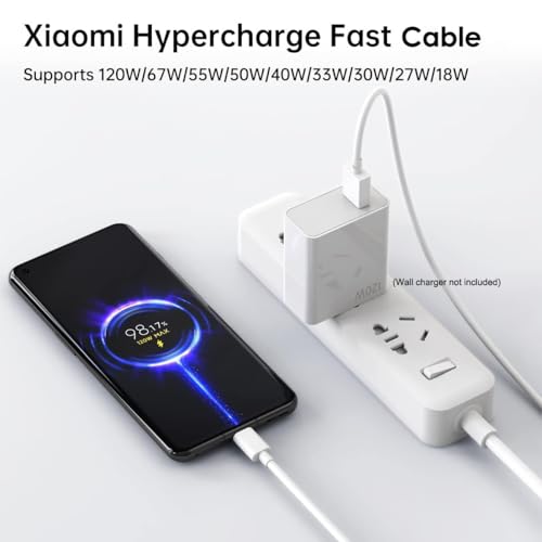 Image of MI Original Type-C Fast Charger Cable 67W 6A Mobile Data Charging Cable Compatible with Redmi Note 13 Pro /12 Pro /11 Pro 5G /11S /9 pro /11 /10 Pro max /Poco X5 /X4 Pro /M5 Pro /M4 /X3 pro (6 Month Warranty)