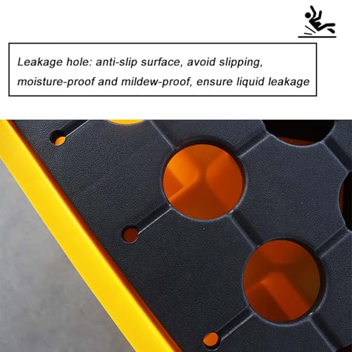 Plateau de grille de capacité empilable en plastique résistant