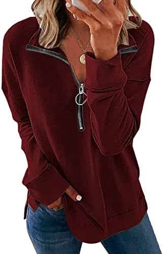 ZWVNSQV Womens Fashion Print Lapel Half Zipper Casual Loose Sweatshirt Fit Pullover Tops Long Sleeve Hooded Zippe Sweatshirt 3 ZWVNSQV Womens Fashion Print Lapel Half Zipper Casual Loose Sweatshirt Fit Pullover Tops Long Sleeve Hooded Zippe Sweatshirt