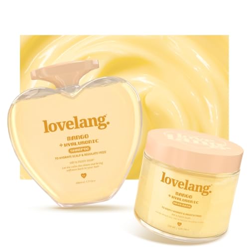 Image of Mango + Hyaluronic Intense Hydration Shampoo with Mask Combo | Deep Hydration & Frizz Control | for Dry, Frizzy Hair | 230ml + 120ml | All Hair Types