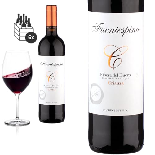 6er Karton 2021 Ribera del Duero Crianza von Bodegas Fuentespina - Rotwein