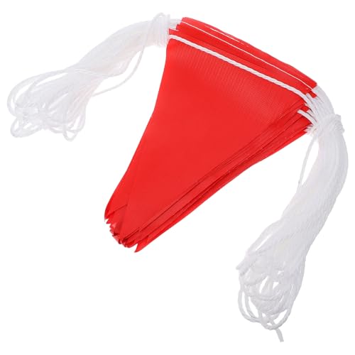 Drapeaux réfléchissants rouges en PVC léger pour chantiers et urgence