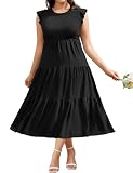 Yusongirl Plus Size Women's Summer Midi Dress...