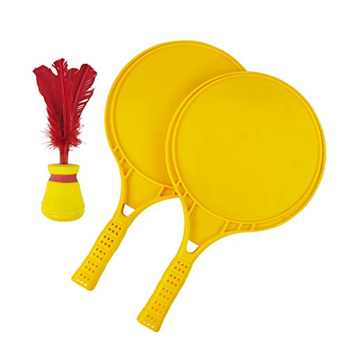  Bremshey Indiaca Jeu de raquettes + volant Rou...