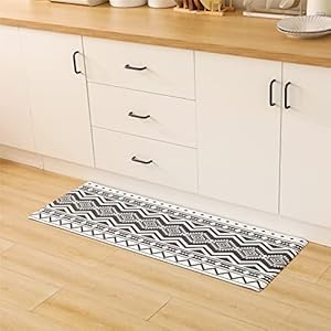 EFORPAD Küchenteppich, 43,2 x 119,4 cm, gepolstert, Anti-Ermüdungs-Fußmatten, Komfort, rutschfest, wasserdicht…