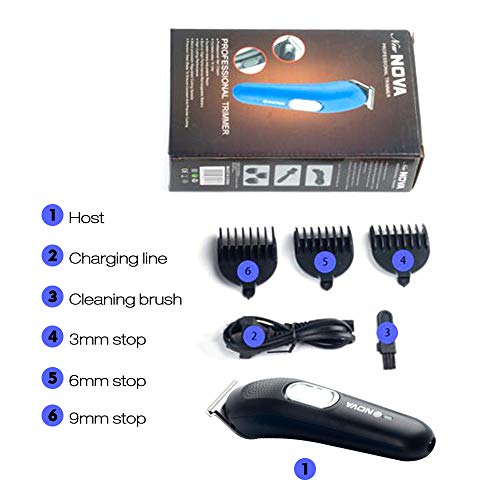 Splenssy Elektrische tondeuse, tondeuse, USB-oplaadhaar, voor volwassenen en kinderen, salon barper, low nois EU plug - Image 7