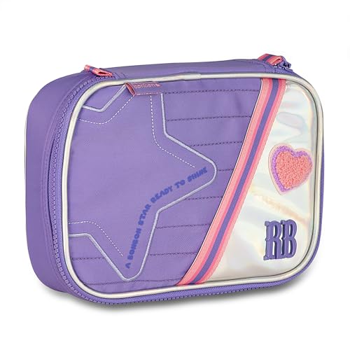 Estojo Box Escolar Holográfico Feminino RB27019 Rebecca Bonbon Oficial