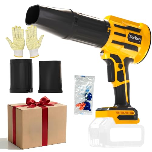 Handheld Cordless Leaf Blower Compatible with Dewalt 20V MAX Battery (NO Battery) Lightweight Powered Blowers Portable Small Compact Mini Blower for Patio, Debris, Leaves & Snow Removal