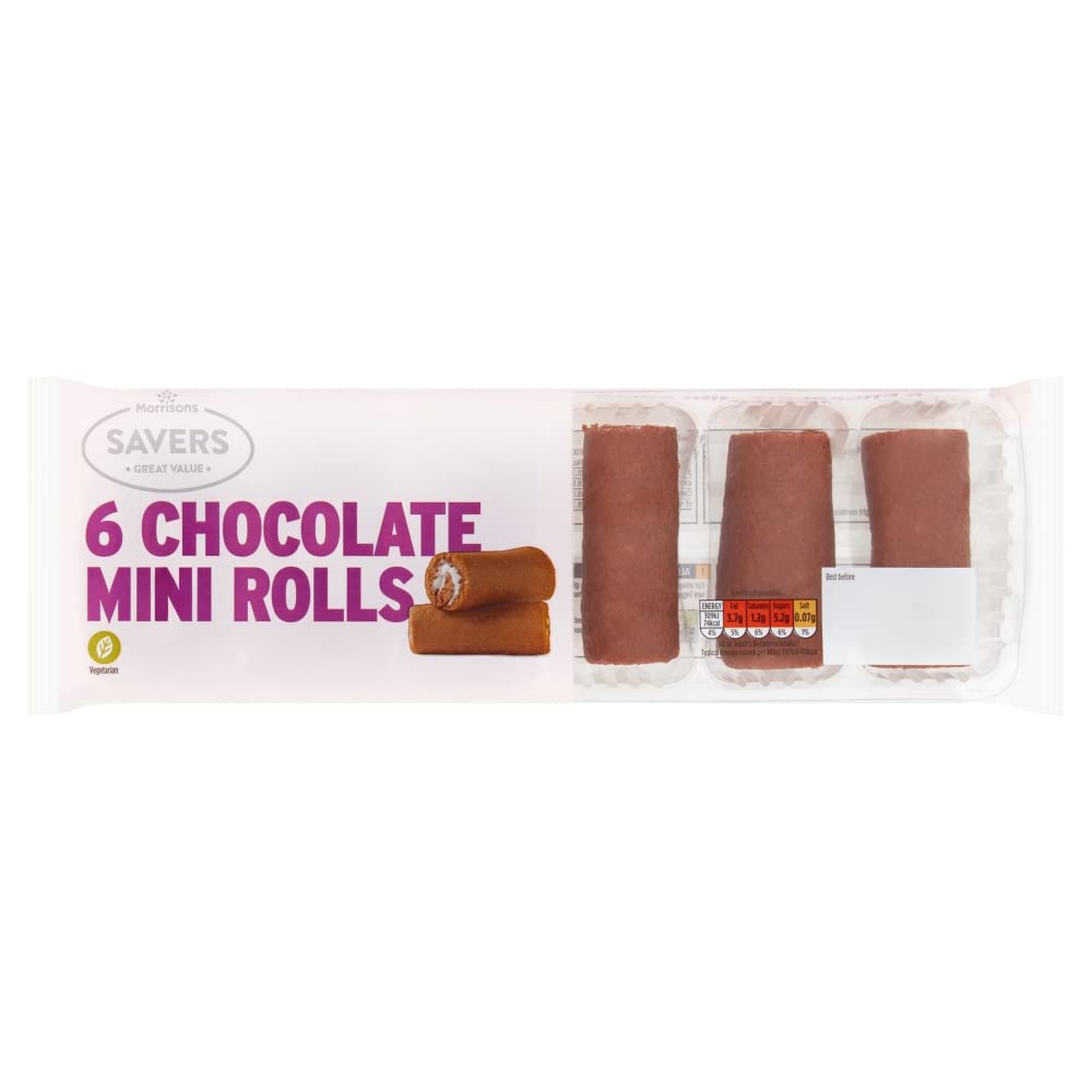 Morrisons Savers 6 Chocolate Mini Rolls
