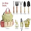 Gardening Tools Set of 10 Heavy Duty Garden Tools Set with Fashion Handbag Durable