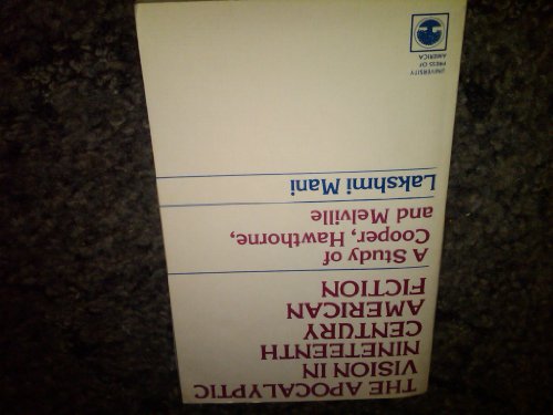 The apocalyptic vision in nineteenth century Am... 0819116033 Book Cover