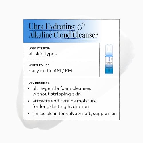 Cleanser Derma-E nettoyant visage ultra hydratant mousse douce - 4