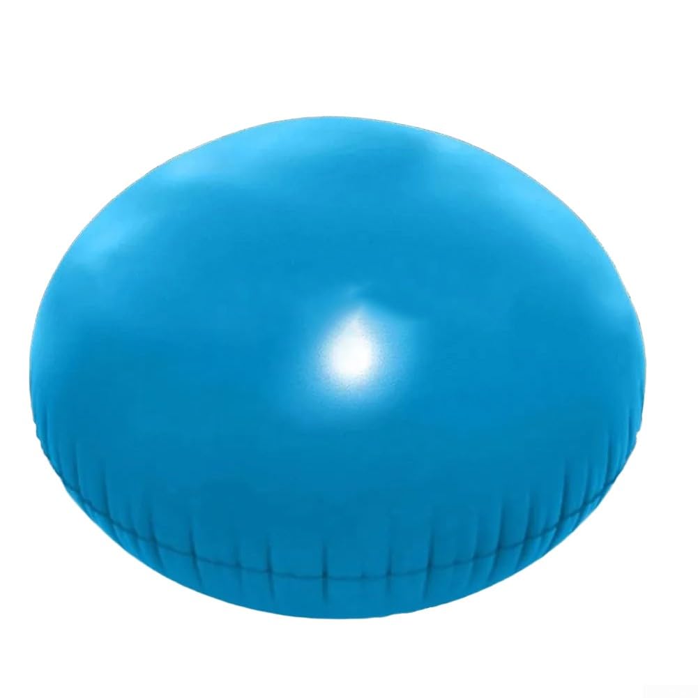 Cojín de piscina de invierno, almohadas redondas inflables de invierno, almohadas de piscina de ecualizador de hielo para piscinas sobre el suelo (150 cm + cuerda)