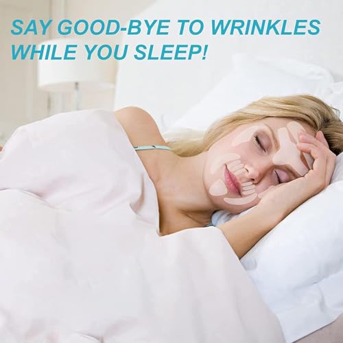 16 Stücke Gesichtsglättungspflaster, Wiederverwendbare Silikon Falten Pads, Weiches und Hautfreundliches Design und Waschbar, für Stirn, Augen, Wangen, Mund und Brust