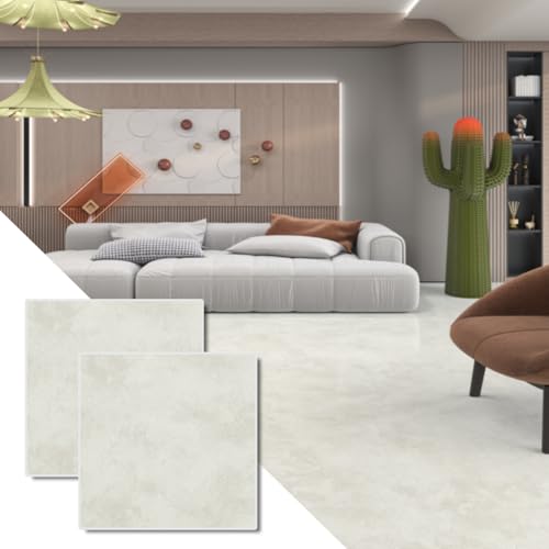 フロアタイル 大理石 フローリングタイル 【96枚入約12畳分】45.7cm×45.7cm 厚さ1.5mm フローリング粘着シート 貼るだけ 接着剤不要 床シート 初心者OK 店舗 DIY 防水 防汚 耐久性強 土足OK (大理石調WS019)UXPRIN