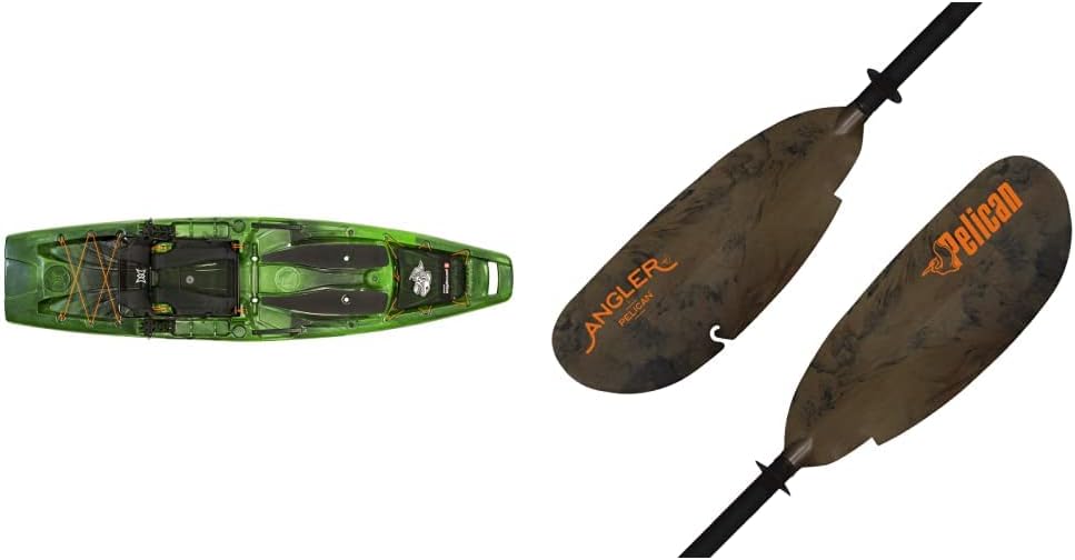 Perception Kayaks Outlaw 11.5 | Sit on Top Fishing Kayak + Pelican Poseidon Angler Fishing Lightweight Kayak Paddle Perception Kayaks Outlaw 11.5 | Sit on Top Fishing Kayak + Pelican Poseidon Angler Fishing Lightweight Kayak Paddle