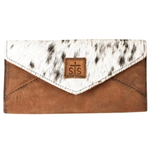 STS Ranchwear Womens Style Cowhide/Tan Leather Crossbody Bag