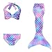 Produktbild Le SSara Meerjungfrauenschwanz-Schwimm-Kostüme Set für kleine Mädchen Kinder und Frauen (150, DH48)