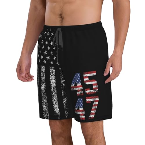 T 2024 Men's Swim Trunks Quick Dry Swimsuits Beach Bathing Suits Swim Board Shorts with Mesh Liner -HHH3