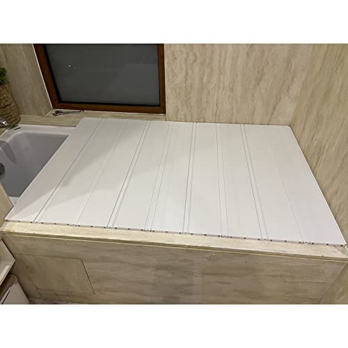 Couvercle de Baignoire Isolant PVC pour Profiter d'un Bain Chaud Durable - 2