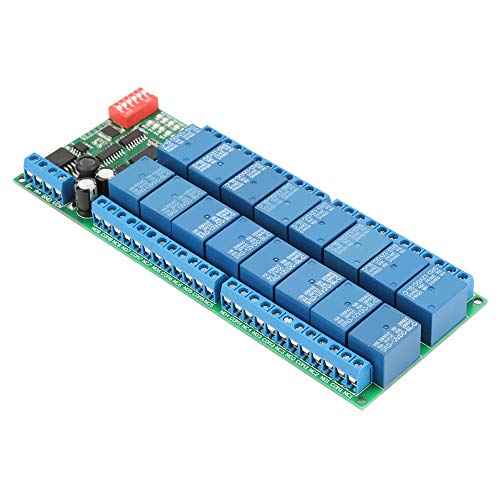 Module relais MODBUS RTU DC 12V 16 canaux à microcontrôleur intégré pour makers - 6