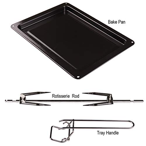 iBELL EO30LG Electric Oven Toaster Grill, 30L, 1700 Watts, OTG with Rotisserie and Timer function (Black) - Image 7