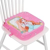 wooshwa Toddler Booster Seat for Dining Table, Kids Booster Seat for Kitchen Chair with Non-Slip Bottom, Portable Detachable Washable Increasing Cushion with 2 Adjustable Straps