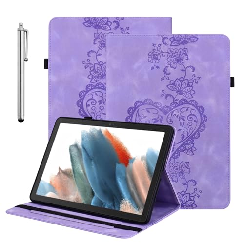 BOLELAW Hülle für Samsung Galaxy Tab S11 11 Zoll 2025 (SM-X730/SM-X736/SM-X736B) – Stoßfest PU Leder Folio Case mit Stifthalter, Kartenfächern & Standfunktion, Lila